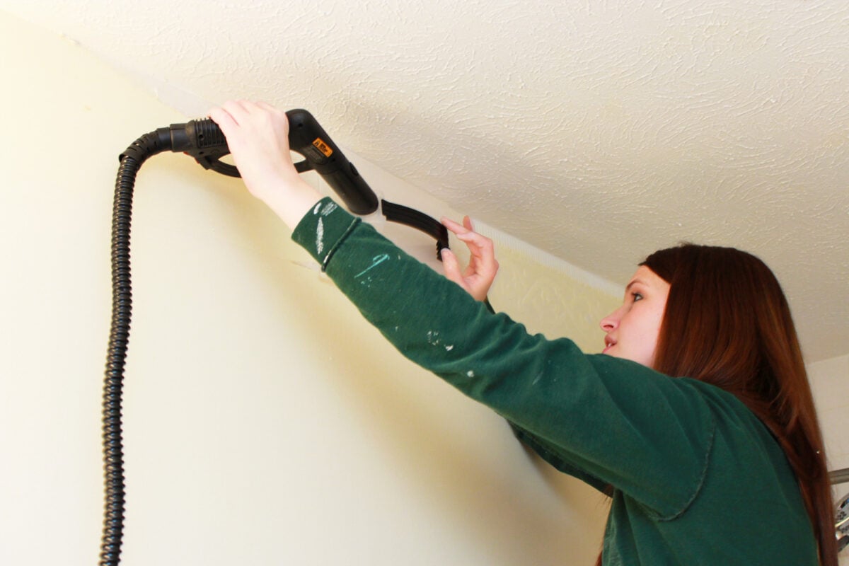 Wall preparation as part of the installation process